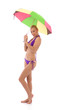 beautiful and young woman in bikini for summer portrait beautiful and young woman in bikini for summer portrait