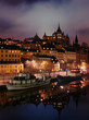 Night view of Stockholms embankment