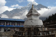 Stupa with Om Ma Ne Pad Me Hum stones