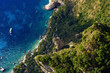 Overlooking a beach at Capri Overlooking a beach at Capri