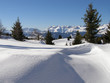 Neige et chaine des Aravis Neige et chaine des Aravis