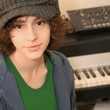 Girl and Keyboard Piano