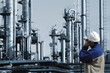 industrial worker and oil and gas