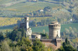 rocca manfrediana e torre dell'orologio rocca manfrediana e torre dell'orologio
