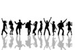 tanzende silhouetten - schatten