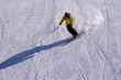 Skier at the turn 