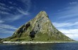 island rock, bird island in northern Norway
