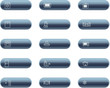 mineral buttons with household appliances icons mineral buttons with household appliances icons