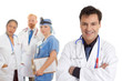 Photo: Caring team of medical doctors, surgeons, healthcare staff Caring team of medical doctors, surgeons, healthcare staff