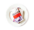 Money on a plate