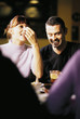 Couple eating