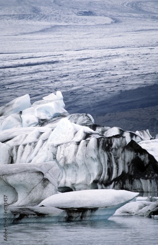 Photo: glacier in Iceland, Vatnajokull glacier in Iceland, Vatnajokull