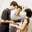 People in kitchen