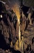 limestone cave with stalagtites and stalagmites