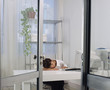 Woman asleep at her desk
