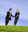 portrait of a confident and successful business partners portrait of a confident and successful business partners