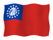 Flag of Myanmar 