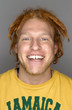 Young man with dreadlocks