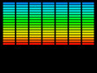 Graphic equalizer bars