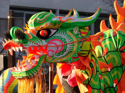 Photo: Dragon du nouvel an chinois Dragon du nouvel an chinois