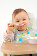 eating baby girl