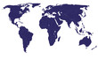 Vector World Map - Africa, America, Asia, Europe and Oceania