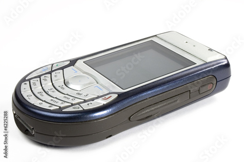 Photo: A hand hold a handset A hand hold a handset