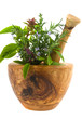 Healing herbs and edible flowers