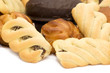 Cookies isolated on a white background.