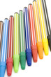 object on white - colored soft-tip pen object on white - colored soft-tip pen