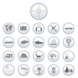 Vektor: VECTOR Travel and Tourism icons VECTOR Travel and Tourism icons