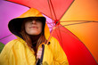 Foto: Frau im Regen Frau im Regen