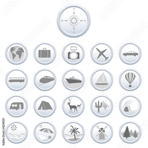 Vector: VECTOR Travel and Tourism icons VECTOR Travel and Tourism icons