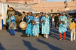 groupe de musiciens Marocains, Marrakech, Maroc.