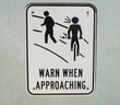 Warn when approaching