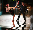 Hot latin dance on a street