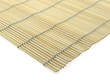 Angle of bamboo-mat, isolated on white. Angle of bamboo-mat, isolated on white.