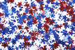 Star shaped confetti - perfect as a 4th of july background
