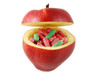 apple with pills apple with pills