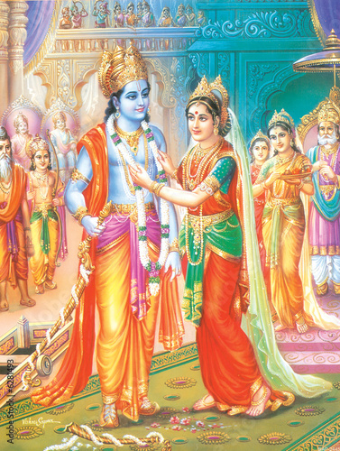 Foto: indian god shri ram and sita merrage indian god shri ram and sita merrage
