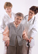 Healthcare workers and senior 