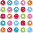 Vector: daisy fuzzy color dots (vector) - illustrated background daisy fuzzy color dots (vector) - illustrated background