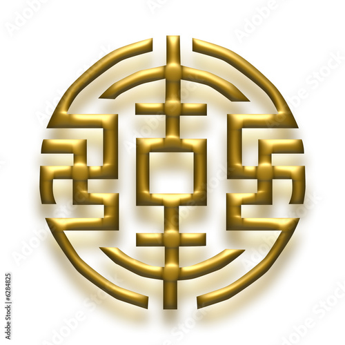 Illustration: korean symbol korean symbol