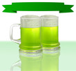 Green beer for St Patrick's Day