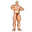 Big man with muscles Big man with muscles