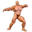 Big man with muscles Big man with muscles
