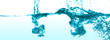 The abstract water splash background