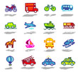 color icons - transportation