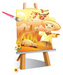 painting the color of autumn