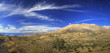 pano of Crete island in summer